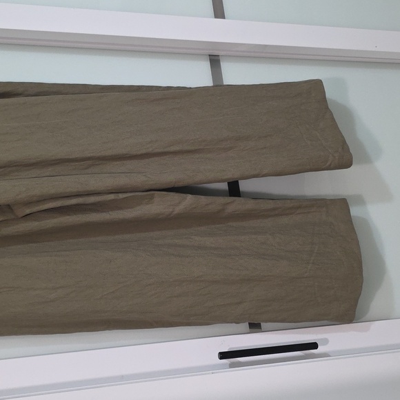 Zara Olive Green Belted Women's Pantsuit - Picture 13 of 16